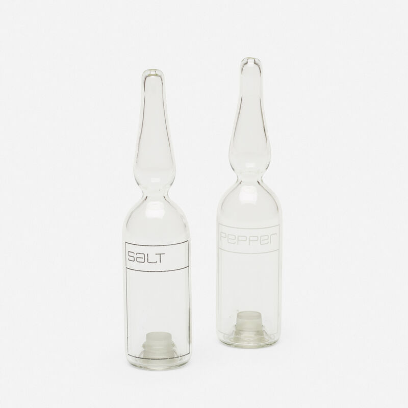 Damien Hirst, ‘Salt and pepper shakers from Pharmacy’, 1997-98, Design/Decorative Art, Glass, Rago/Wright/LAMA