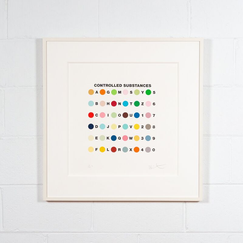 Damien Hirst, ‘Controlled Substances Key Spot (Meprobamate): one plate’, 2011, Print, Screenprint with glaze and debossing in colors on wove paper with full margins, Caviar20