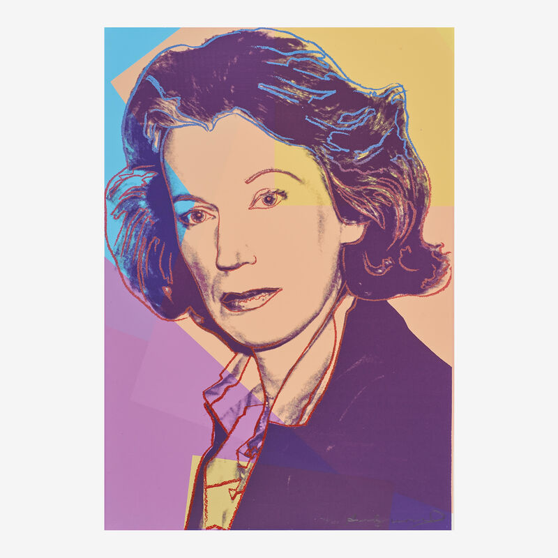 Andy Warhol, ‘Mildred Scheel’, 1980, Print, Screenprint in colors with diamond dust on paper, Rago/Wright/LAMA