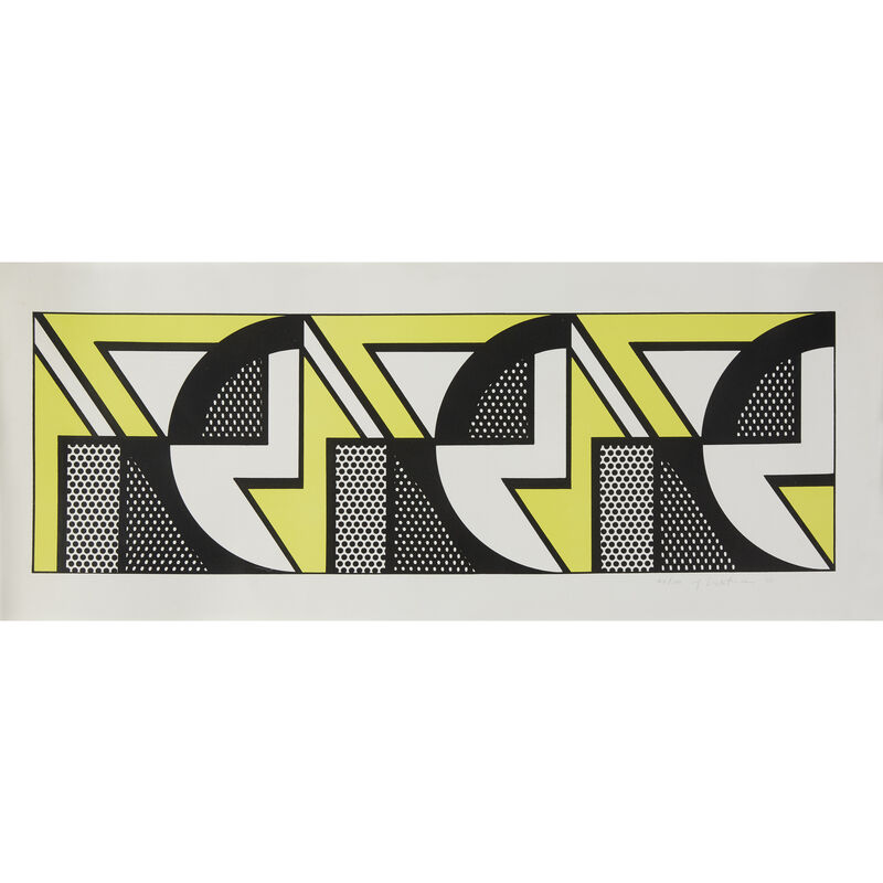 Roy Lichtenstein, ‘Repeated Design’, 1969, Print, Color lithograph on Arches, Freeman's