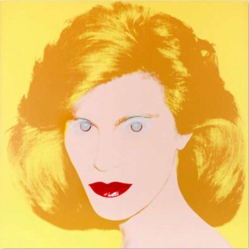 Andy Warhol, ‘Portrait of a Lady’, 1984, Mixed Media, Synthetic polymer- and silkscreen colors on canvas, Mirat 