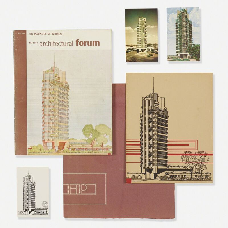 ‘collection of Price Tower ephemera’, 1956, Print, Printed paper, Rago/Wright/LAMA