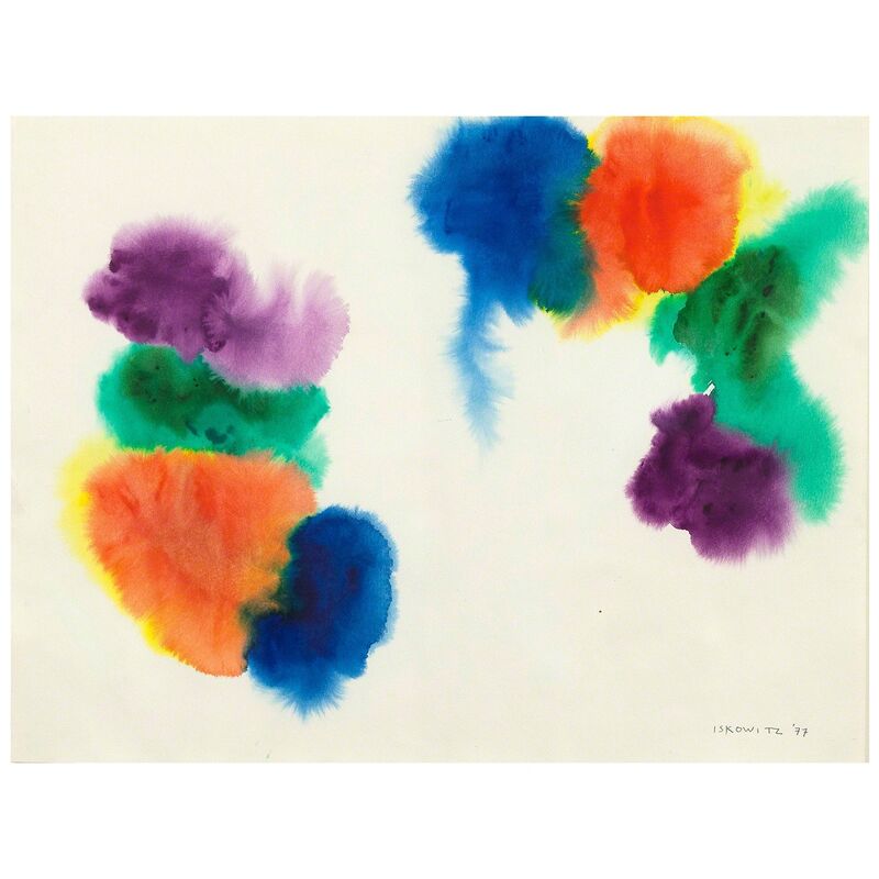 Gershon Iskowitz, ‘Untitled (Rainbow)’, 1977, Drawing, Collage or other Work on Paper, Watercolor on paper, Caviar20
