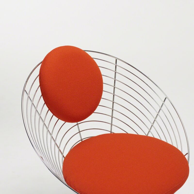 Verner Panton, ‘Cone chair’, 1958, Design/Decorative Art, Chrome-plated steel, upholstery, Rago/Wright/LAMA