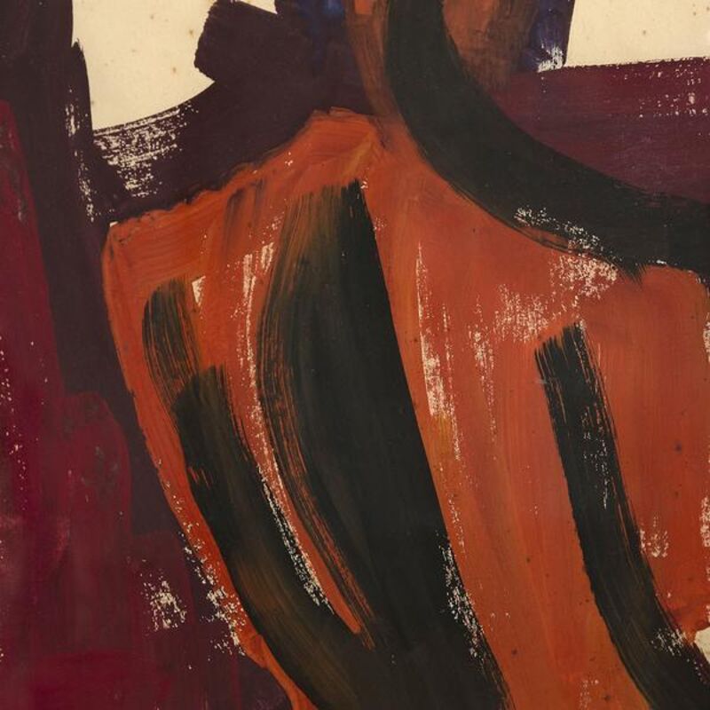 William Ronald, ‘The Figure’, 1958, Painting, Gouache on paper, Caviar20