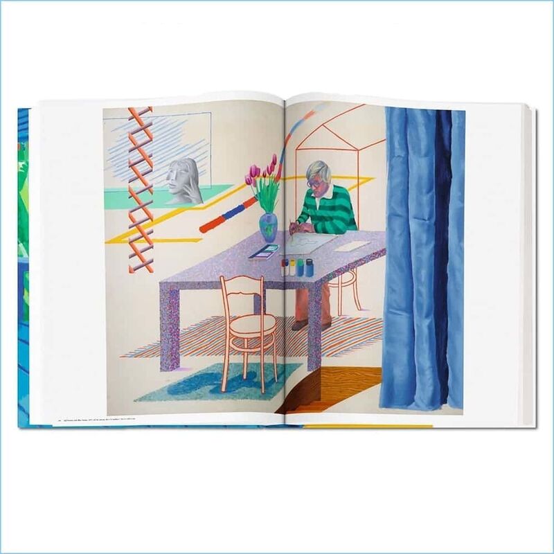David Hockney, ‘a bigger book’, ca. 2021, Books and Portfolios, Oversize Book + its stand Design, AYNAC Gallery