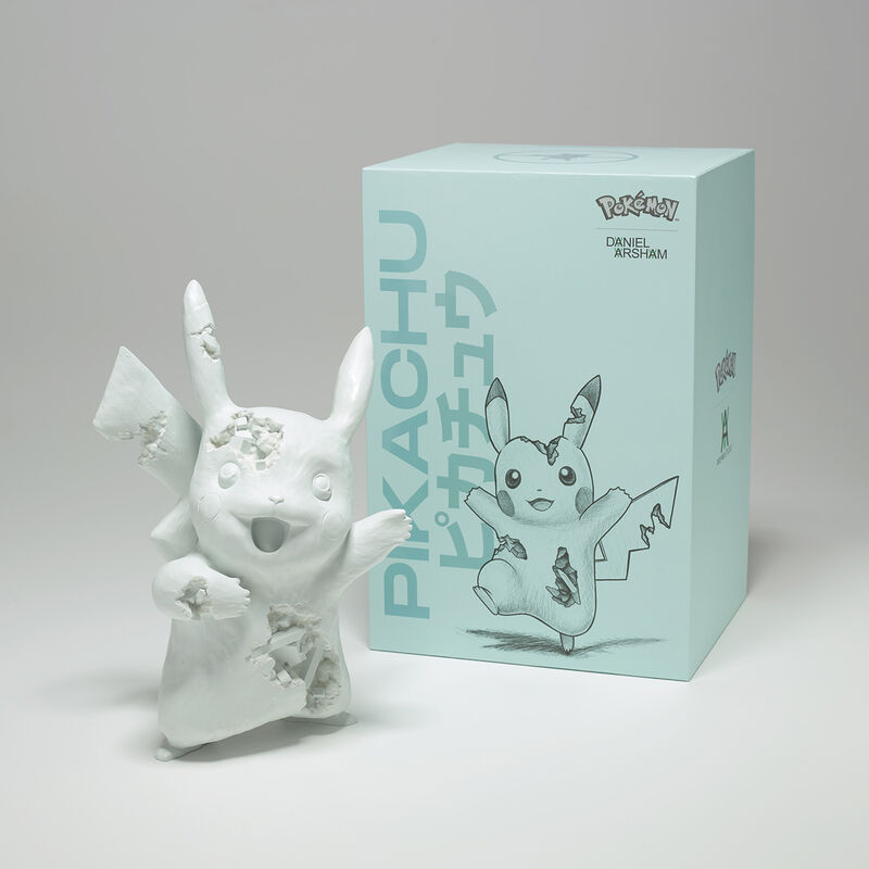 Daniel Arsham, ‘Blue Crystalized Pikachu’, 2020, Sculpture, Cast resin and aluminium oxide multiple, contained in the original foam-lined blue presentation box., Phillips