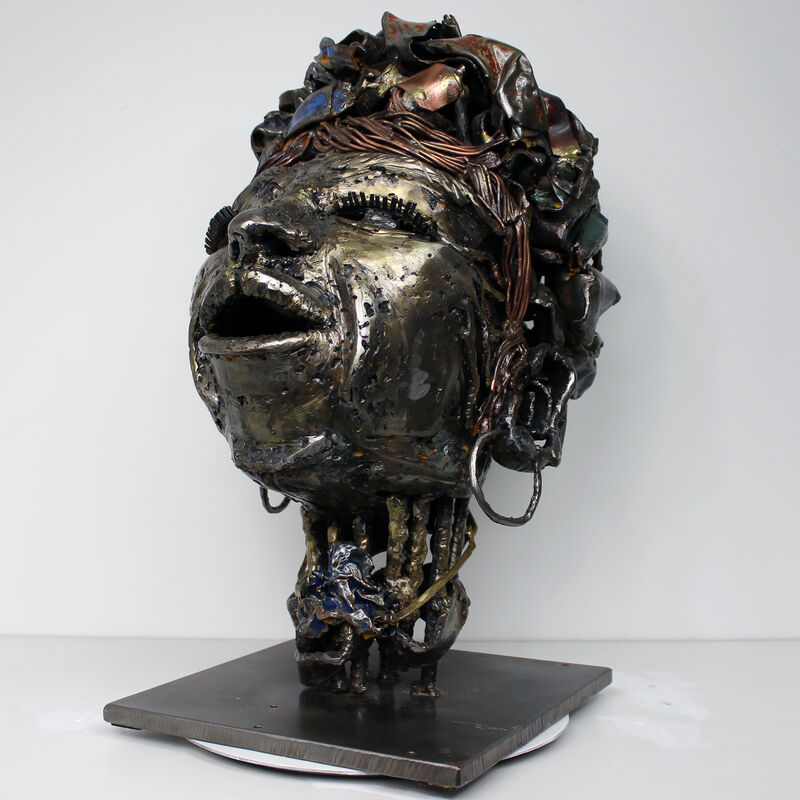 Sébastien Ruiz, ‘Créole’, 2016, Sculpture, Steel and copper, Galerie Art Pluriel Rive Droite