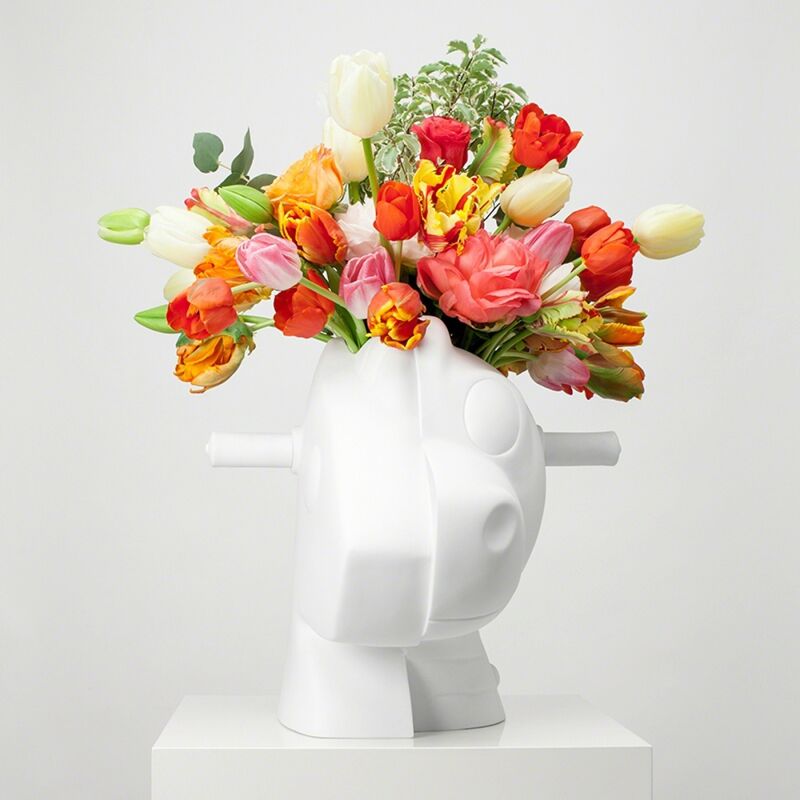Jeff Koons, ‘Split Rocker Vase’, 2013, Sculpture, Glazed porcelain vase, Hang-Up Gallery