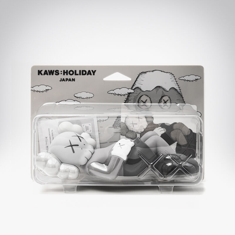 KAWS, ‘Holiday Japan (Brown, Black & Grey)’, 2019, Sculpture, A complete set of three painted cast vinyl figures, Tate Ward Auctions