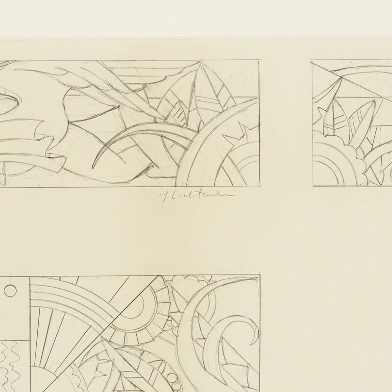 Roy Lichtenstein, ‘Untitled (Studies for Leda and the Swan)’, c. 1968, Drawing, Collage or other Work on Paper, Pencil on Arches paper, Rago/Wright/LAMA