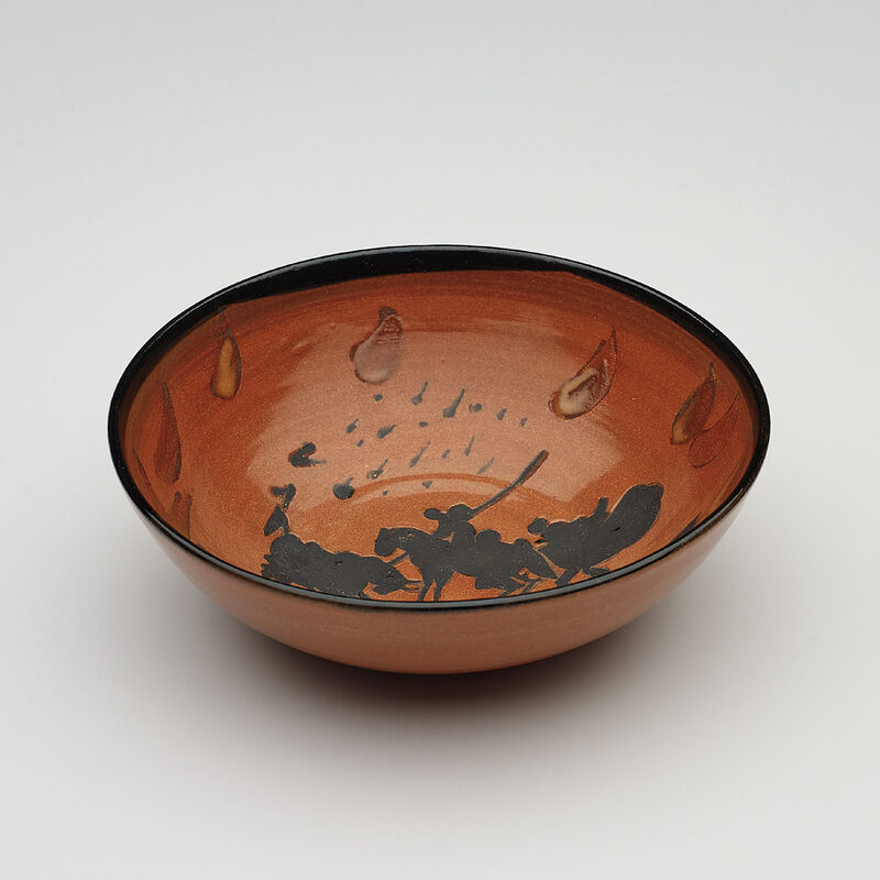 Pablo Picasso, ‘Picador (Bullfighter)’, 1953, Design/Decorative Art, Red earthenware turned bowl, painted in black with coloured engobe and partial brushed glaze., Phillips