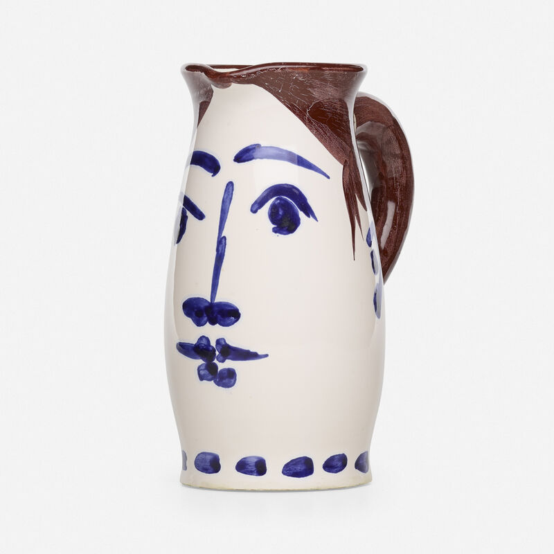 Pablo Picasso, ‘Visage tankard’, 1959, Textile Arts, Glazed earthenware decorated with oxides, Rago/Wright/LAMA