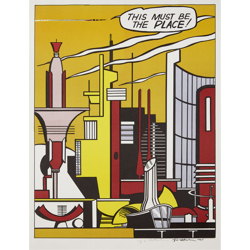Roy Lichtenstein, ‘This Must Be The Place’, 1965, Print, Color offset lithograph on wove paper, Freeman's