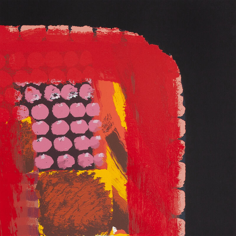 Howard Hodgkin, ‘In a French Restaurant SIGNED’, 1980, Posters, 29 color screen print on Rives BFK paper, Petersburg Press 