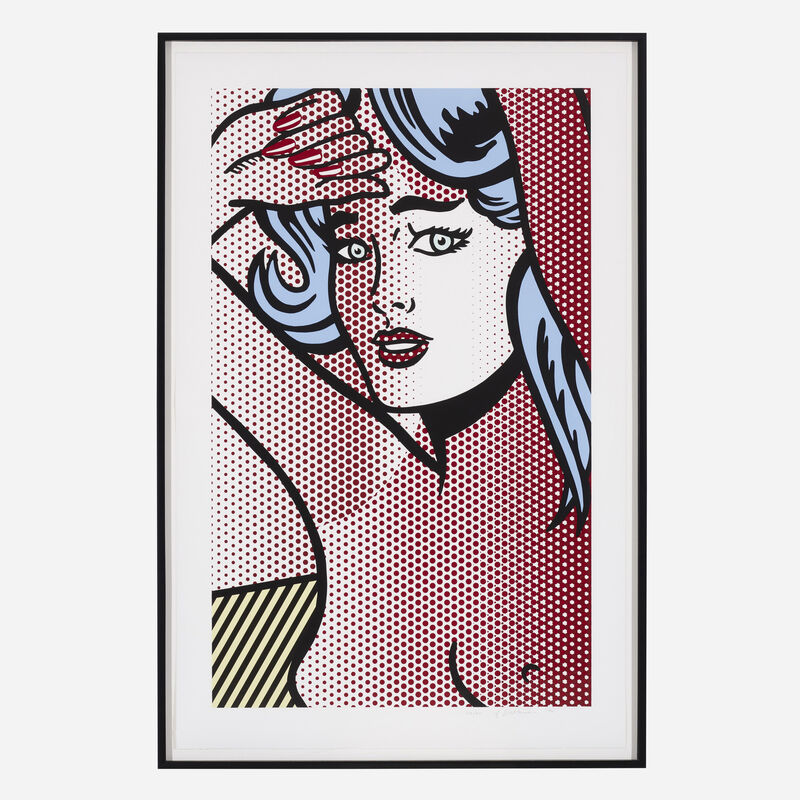 Roy Lichtenstein, ‘Nude with Blue Hair (from the Nude series)’, 1994, Print, Relief print in colors on Rives BFK mold-made paper, Rago/Wright/LAMA