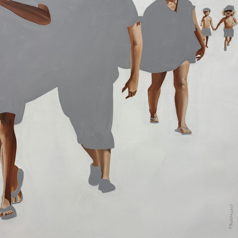 Frédéric Blaimont, ‘The Backpackers’, 2021, Painting, Oil on Canvas, Nordic Art Agency