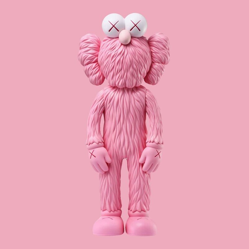 KAWS, ‘BFF Pink’, 2018, Sculpture, Vinyl, paint, Lucky Cat Gallery