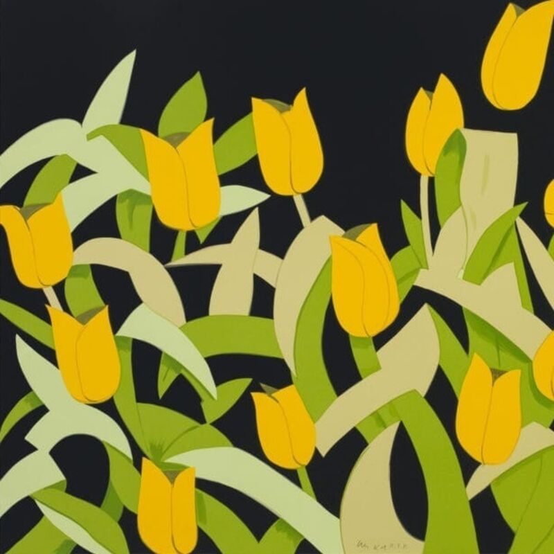 Alex Katz, ‘Yellow Tulips’, 2014, Print, Silkscreen, Weng Contemporary Gallery Auction