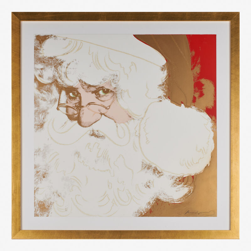 Andy Warhol, ‘Santa Claus from the Myths portfolio’, 1981, Print, Screenprint in colors with diamond dust on Lenox Museum board, Rago/Wright/LAMA