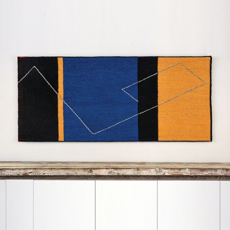 Gudrun Pagter, ‘Yellow, Blue, and Black’, 2017, Textile Arts, Sisal, linen/flax, browngrotta arts