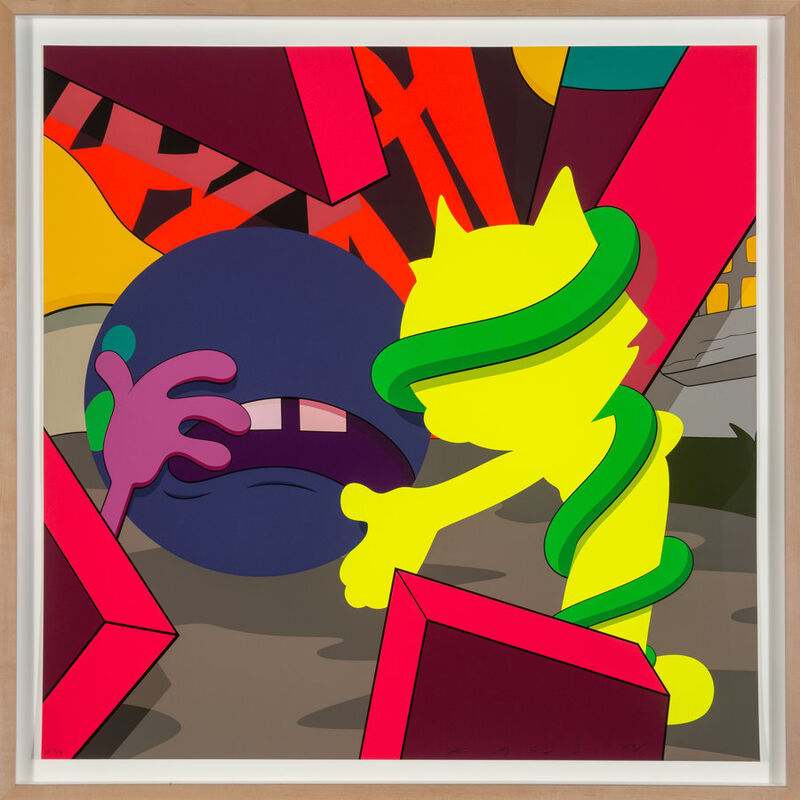 KAWS, ‘Presenting the Past’, 2014, Print, Screenprint in colors on Sanders Waterford paper, Heritage Auctions