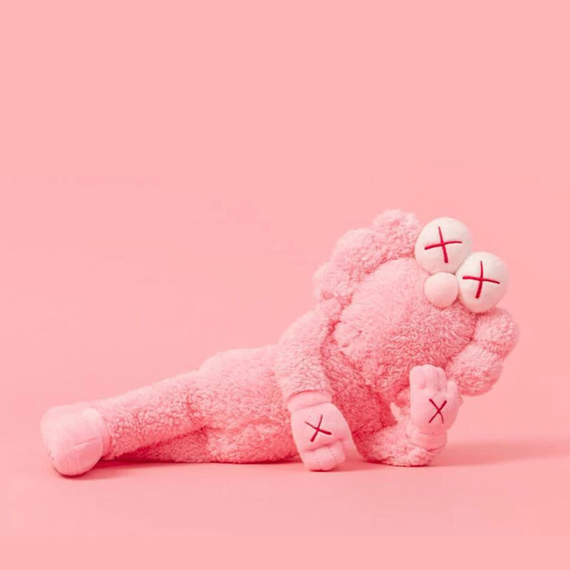 KAWS, ‘BFF Plush (Pink)’, 2019, Sculpture, Plush, Lucky Cat Gallery