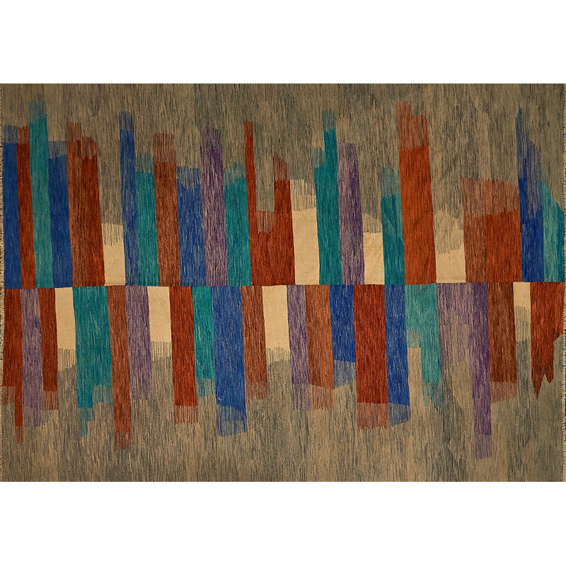 ‘Contemporary Flatweave Rug’, Textile Arts, Room-sized wool rug, Rago/Wright/LAMA