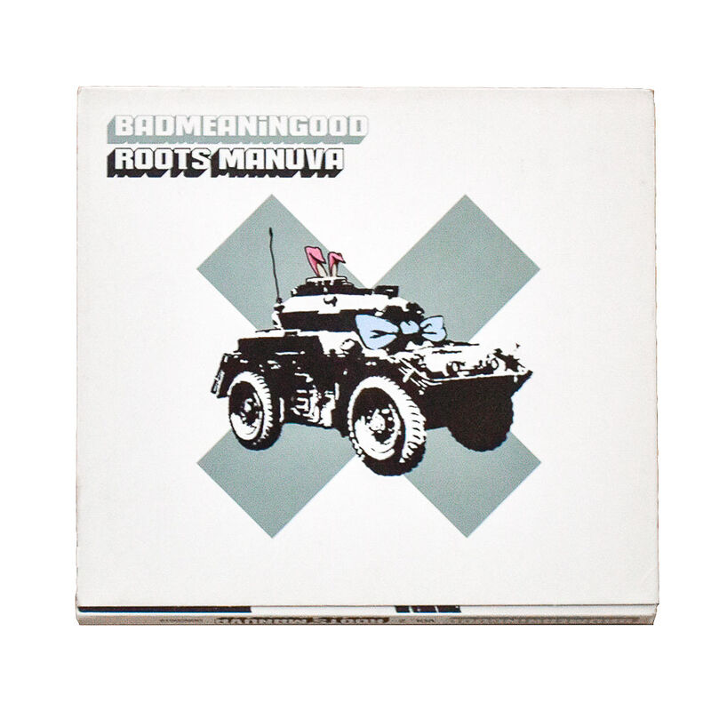 Banksy, ‘BADMEANINGOOD ROOTS MANUVA (VOL 2 CD)’, 2002, Ephemera or Merchandise, Offset print in colors on cd cover and interior., Silverback Gallery