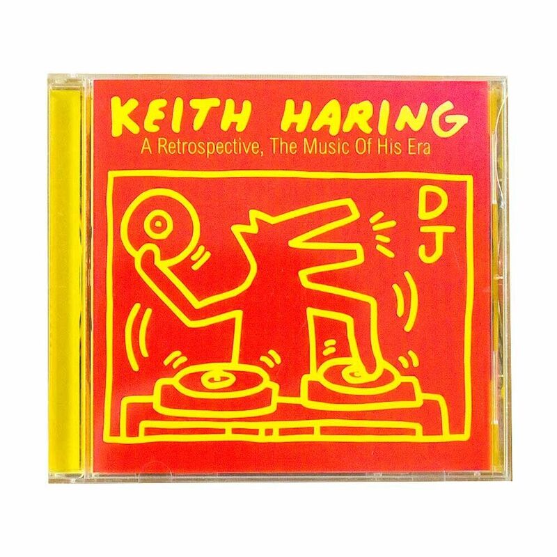 Keith Haring, ‘A RETROSPECTIVE THE MUSIC OF HIS ERA (CD)’, 1997, Ephemera or Merchandise, Artwork printed on cd front cover insert, interior and on cd., Silverback Gallery