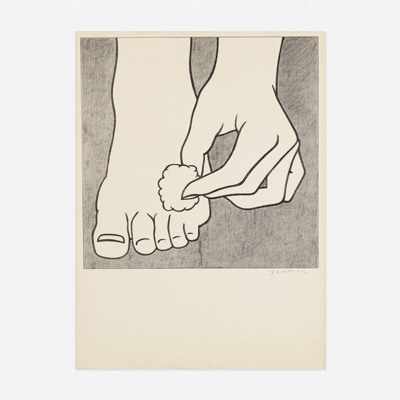 Roy Lichtenstein, ‘Foot Medication’, 1963, Print, Offset lithograph, Rago/Wright/LAMA