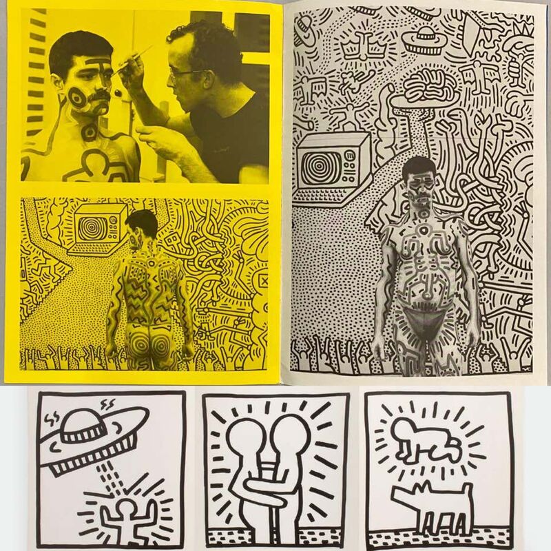 Keith Haring, ‘Keith Haring Paul Maenz exhibition announcement & catalog ’, 1984, Ephemera or Merchandise, Offset printed exhibition announcement and catalog, Lot 180