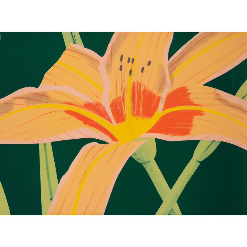 Alex Katz, ‘Day Lily I’, 1969, Print, Lithograph in colors on Arches paper, PIASA