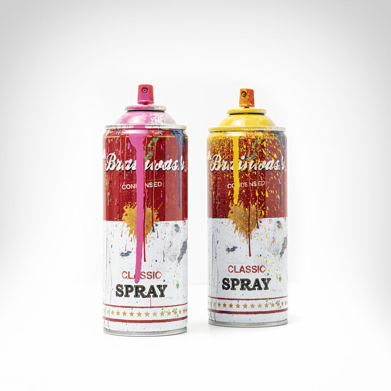 Mr. Brainwash, ‘Classic Spray Can’, 2013, Ephemera or Merchandise, Two limited edition painted spray-paint cans, Tate Ward Auctions