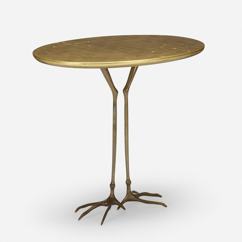 Méret Oppenheim, ‘Traccia table from the Ultramobile collection’, 1936, Design/Decorative Art, Gold leaf over wood, cast bronze, Rago/Wright/LAMA