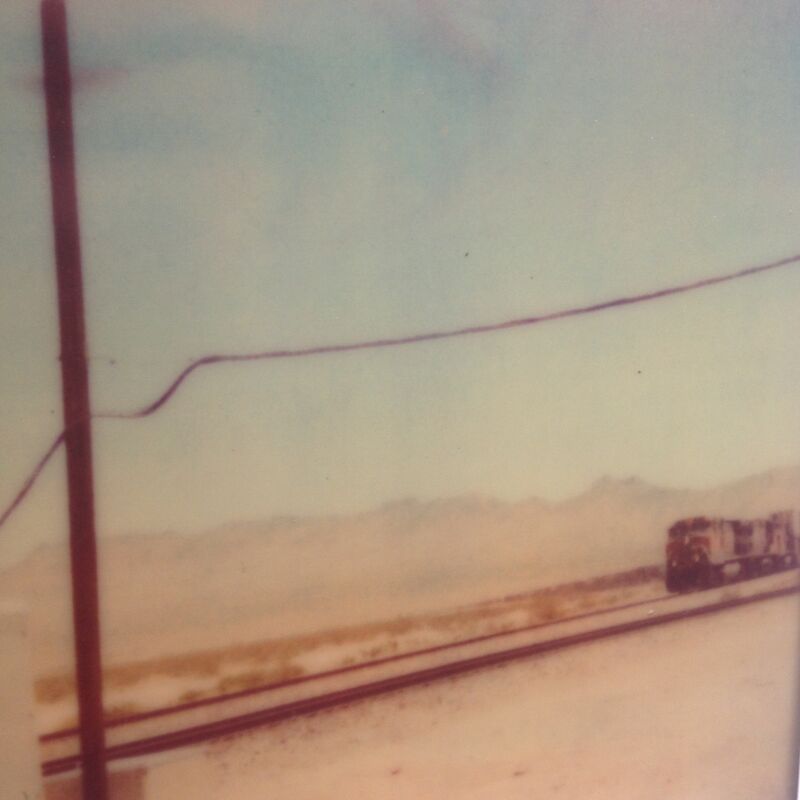 Stefanie Schneider, ‘Approaching Train (Wastelands) - Lightbox’, 2003, Photography, Slight in Lightbox, based on an expired Polaroid, Instantdreams