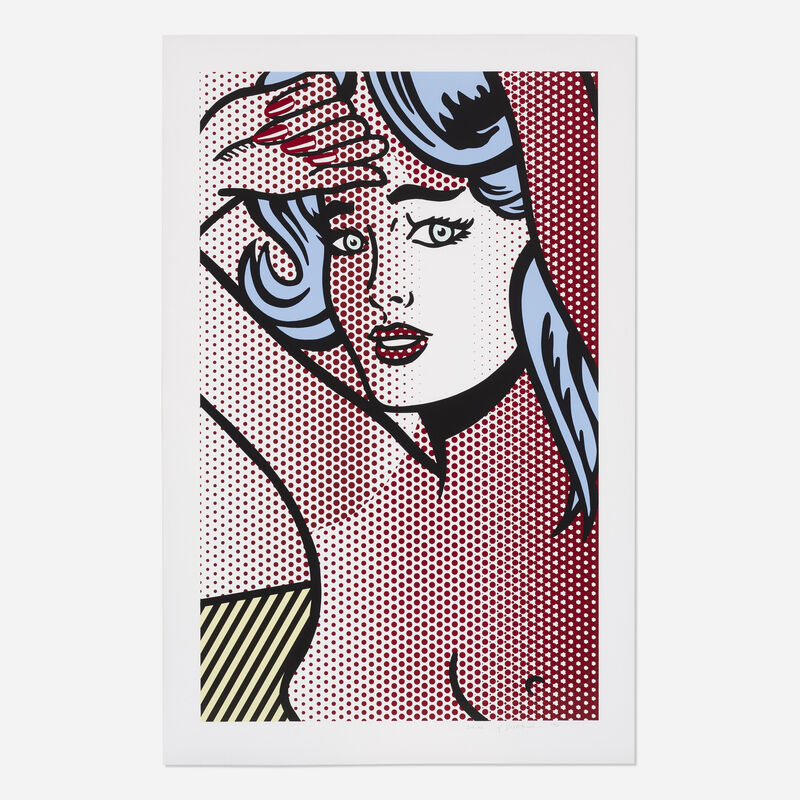 Roy Lichtenstein, ‘Nude with Blue Hair (from the Nude series)’, 1994, Print, Relief print in colors on Rives BFK mold-made paper, Rago/Wright/LAMA