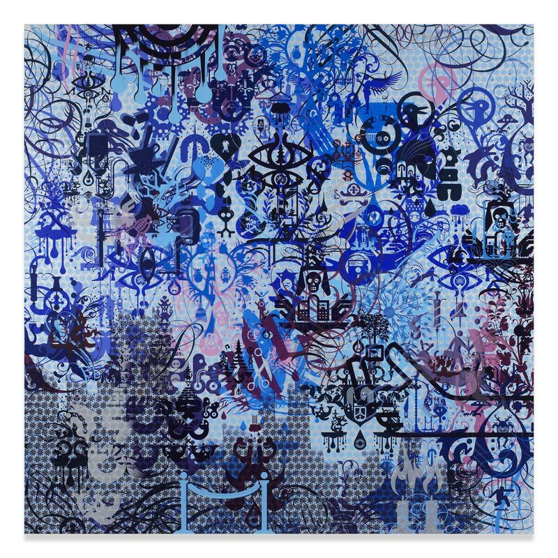 Ryan McGinness, ‘A Willing Victim’, 2015, Painting, Acrylic on canvas, Miles McEnery Gallery