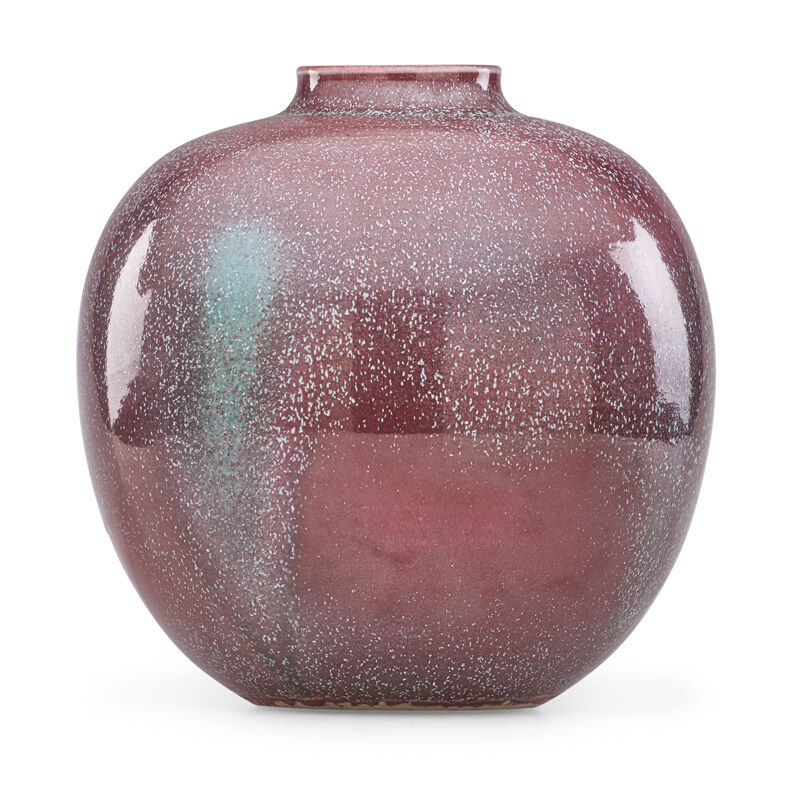 Cliff Lee, ‘Large vase, oxblood and turquoise glaze, Stevens, PA’, 1988, Design/Decorative Art, Glazed porcelain, Rago/Wright/LAMA
