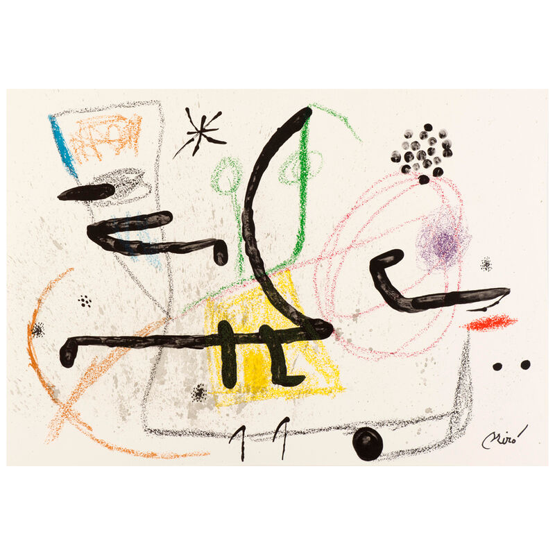 Joan Miró, ‘Maravillas con Variaciones Acrósticas 9’, 1975, Print, Original color lithograph on Guarro paper, Samhart Gallery