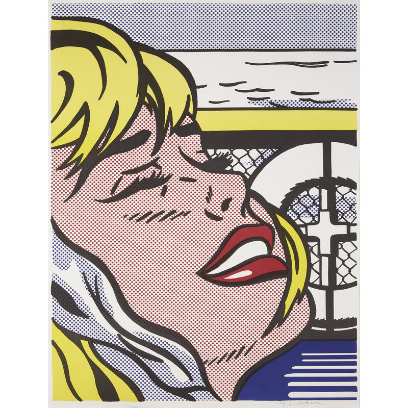 Roy Lichtenstein, ‘Shipboard Girl’, 1965, Print, Color offset lithograph on wove paper, Freeman's