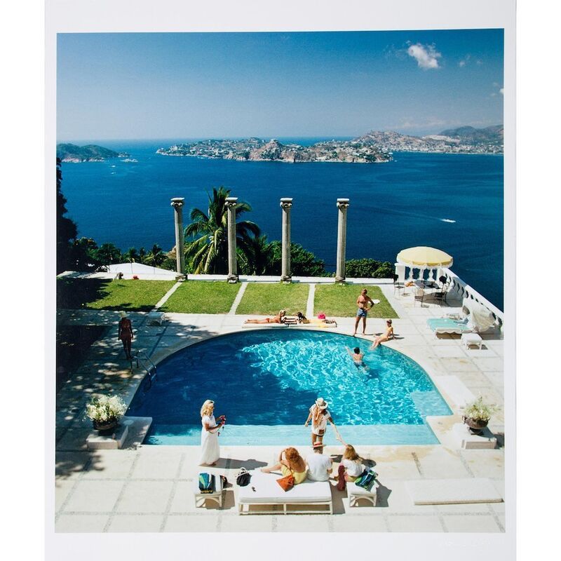 Slim Aarons, ‘The Pool at Villa Nirvana, Acapulco, Mexico’, 1971, Photography, Estate Stamped Lambda Print, Crane Kalman Brighton