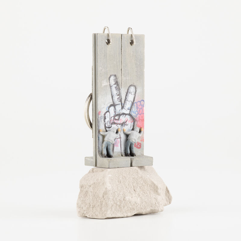 Banksy, ‘Souvenir Wall Section Key Fobs’, 2017, Sculpture, Painted cast resin and concrete, Rago/Wright/LAMA