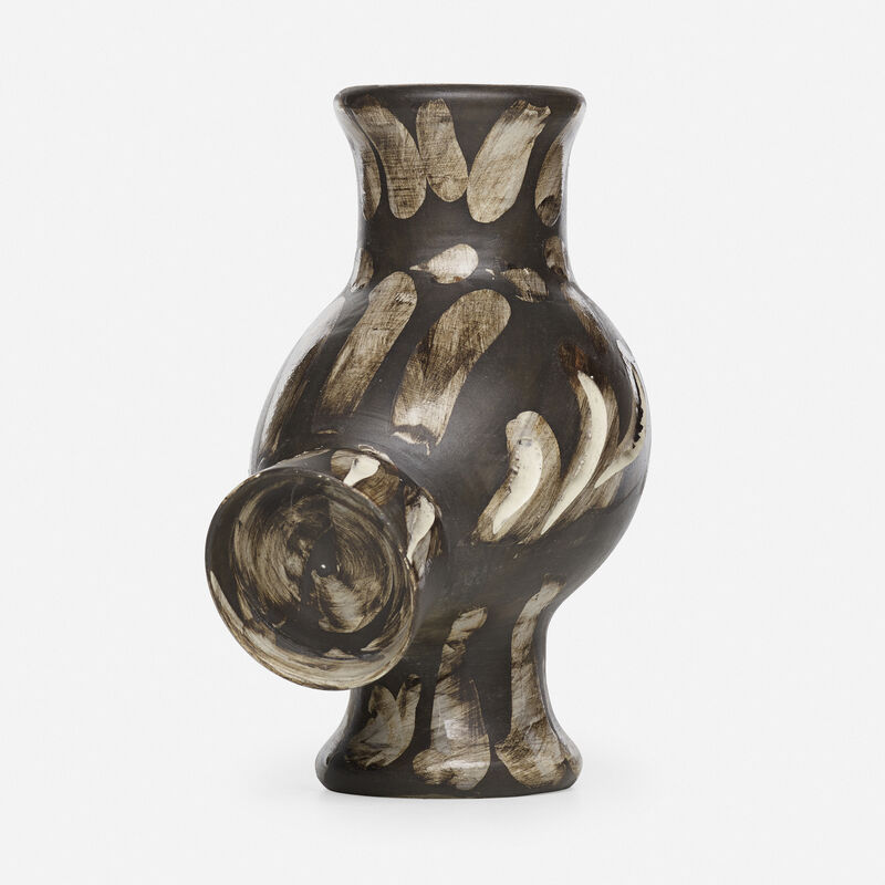 Pablo Picasso, ‘Chouette vase’, 1969, Textile Arts, Glazed and engraved earthenware with engobe decoration and black patina, Rago/Wright/LAMA