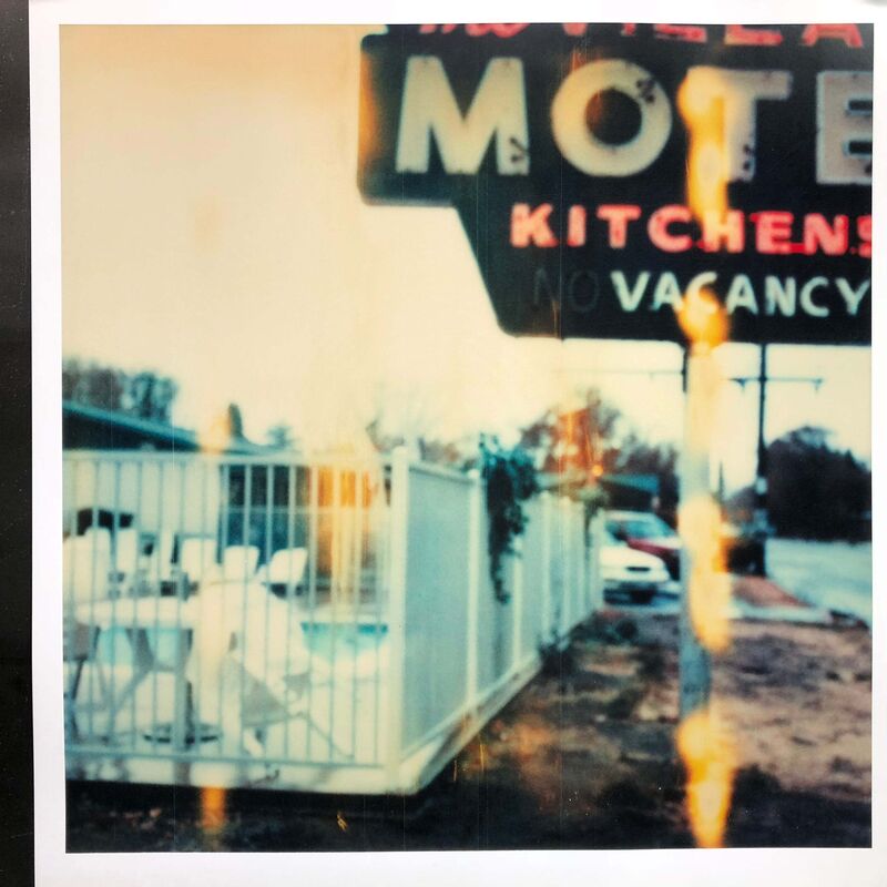 Stefanie Schneider, ‘Village Motel, Raining (The Last Picture Show)’, 2006, Photography, Analog C-Print, hand-printed by the artist on Fuji Crystal Archive Paper, based on a Polaroid, not mounted, Instantdreams
