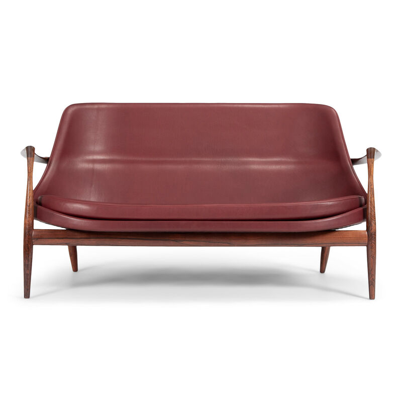 Ib Kofod-Larsen, ‘Elizabeth chair and sofa’, 1956, Design/Decorative Art, Brazilian rosewood, leather, Dansk Møbelkunst Gallery