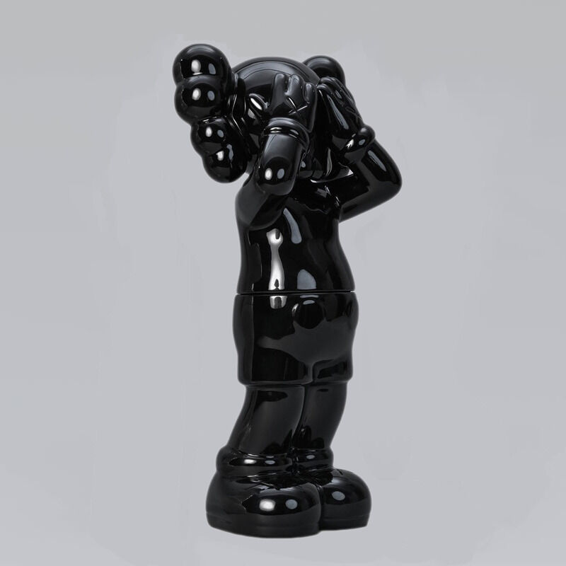 KAWS, ‘Holiday UK (Black Ceramic)’, 2021, Sculpture, Ceramic, Lougher Contemporary
