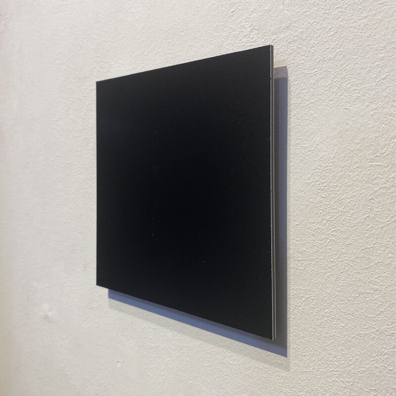 Nicolo' Baraggioli, ‘B. v.20 (l)’, 2020, Sculpture, Aluminium plate with acrylic spray (black), Sebastian Fath Contemporary 