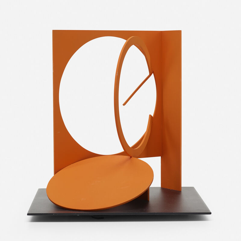 Fletcher Benton, ‘Folded Square Alphabet C’, 2013, Sculpture, Enameled steel, Rago/Wright/LAMA