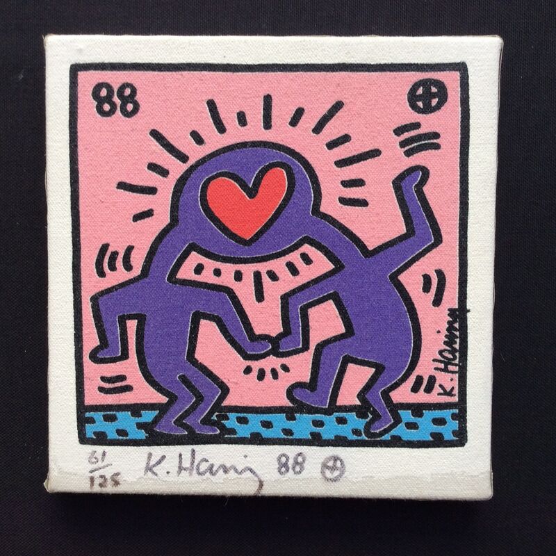 Keith Haring, ‘Untitled ’, 1988, Print, Silkscreen print on canvas, Joseph Fine Art LONDON